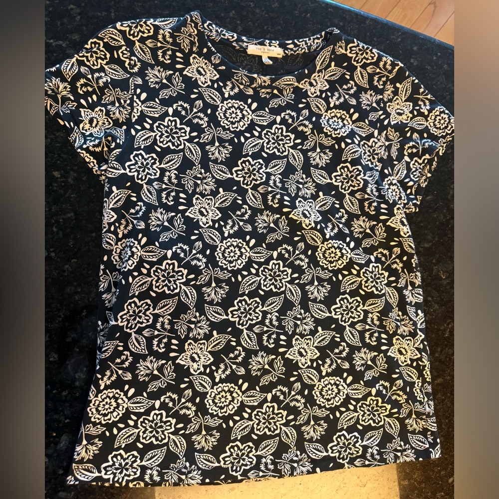 Rag & Bone floral t shirt